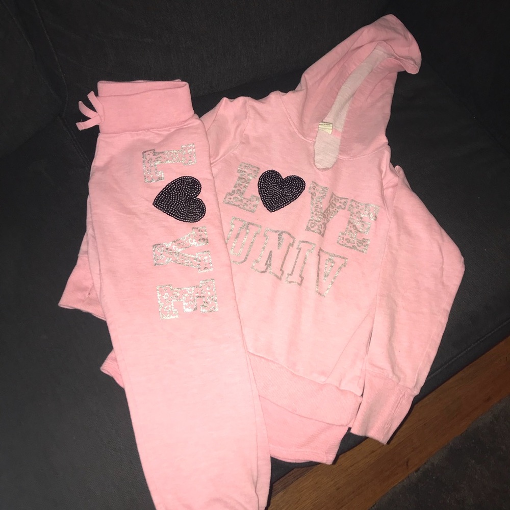 Girls Hoodie with matching jogger pants